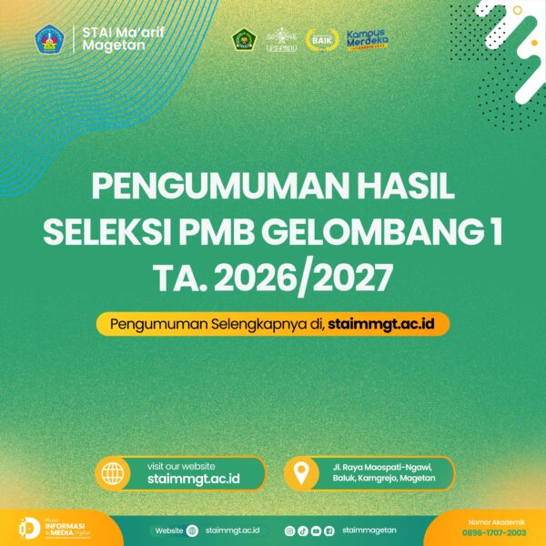 Pengumuman Hasil Seleksi PMB