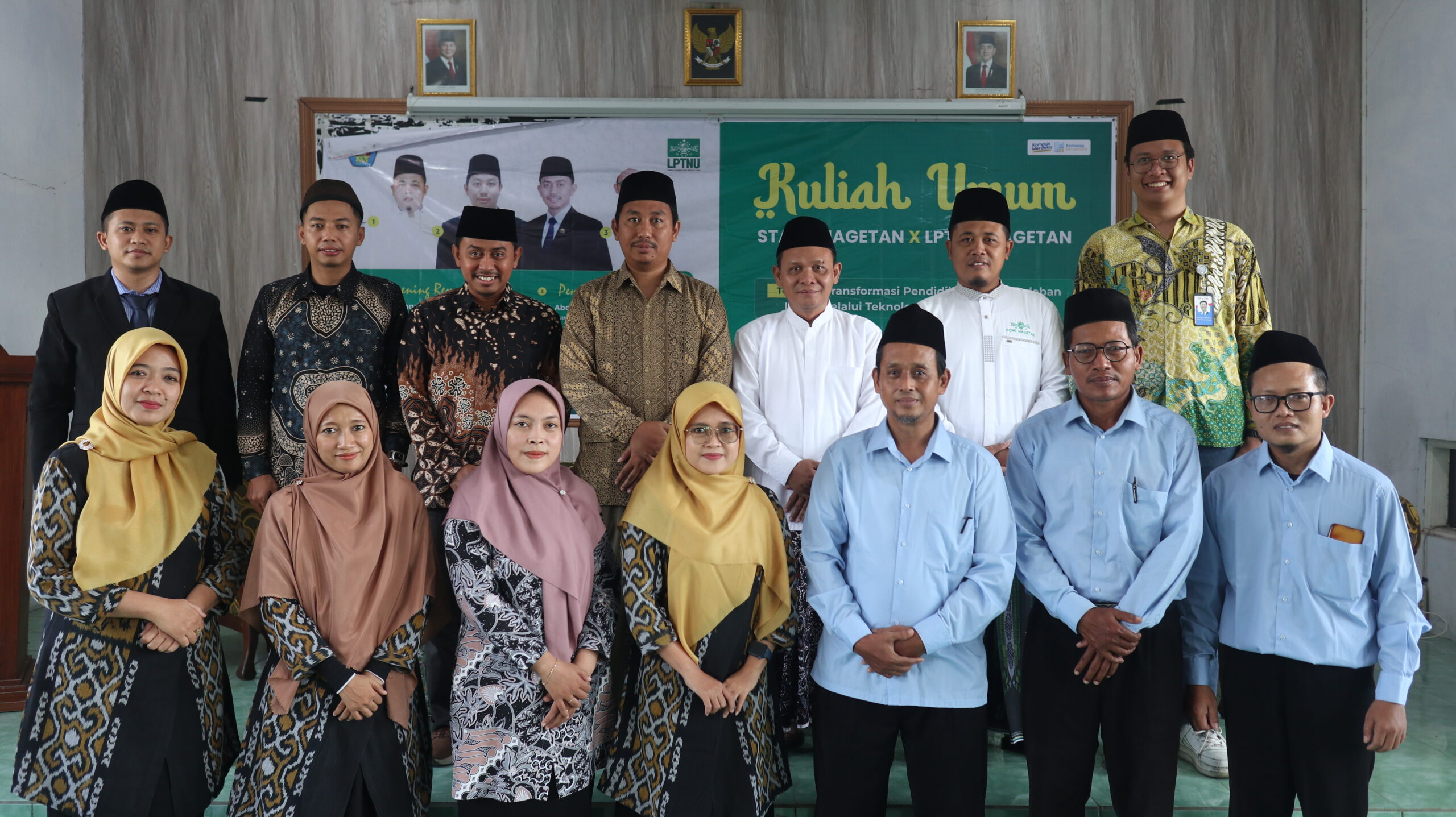 Kuliah umum STAI Ma’arif Magetan dan LPTNU Magetan tentang transformasi pendidikan Islam melalui literasi dan teknologi