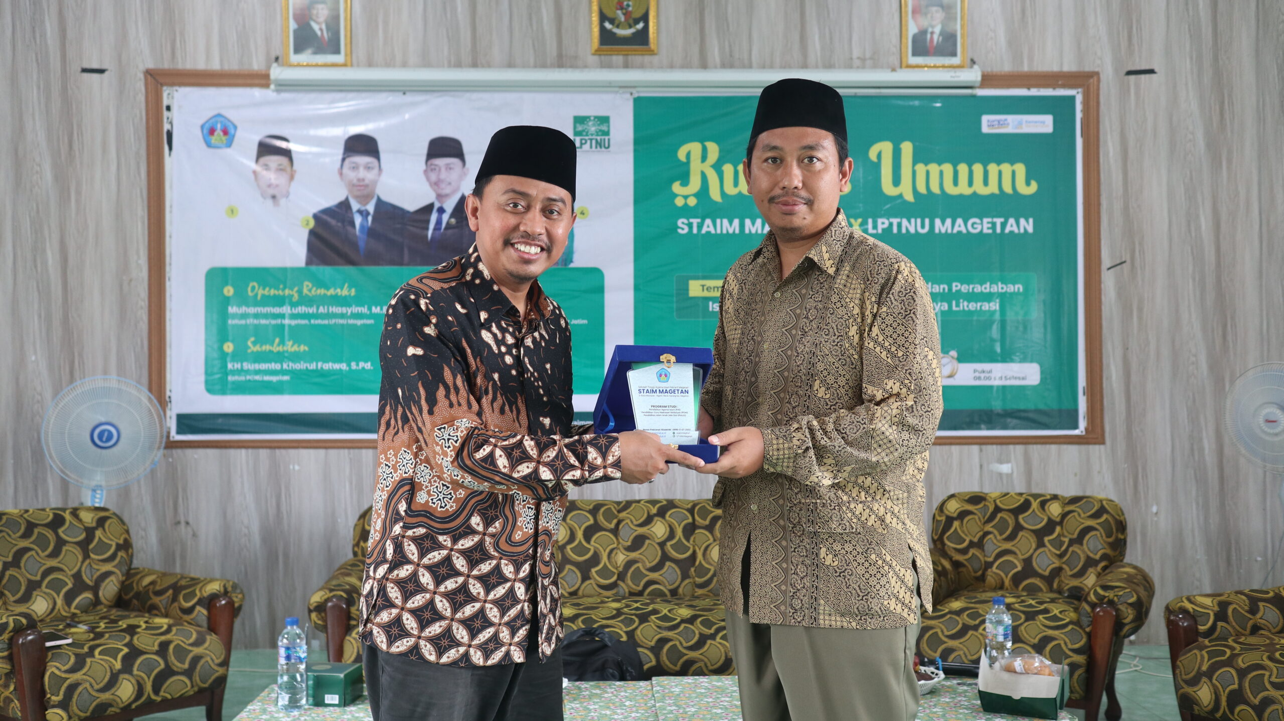 Kuliah umum STAI Ma’arif Magetan dan LPTNU Magetan tentang transformasi pendidikan Islam melalui literasi dan teknologi